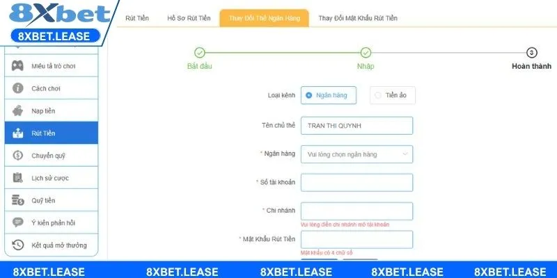Hội viên dễ dàng rút thưởng sau khi trải nghiệm game