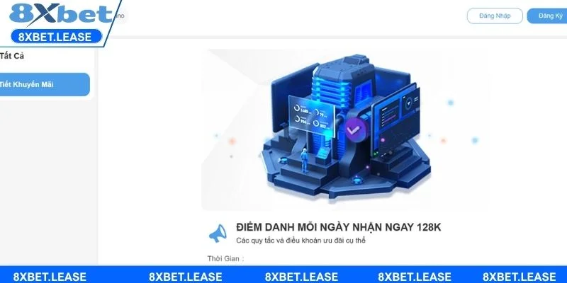 Khuyến mãi điểm danh mỗi ngày nhận ngay 128K siêu hot và dễ thực hiện